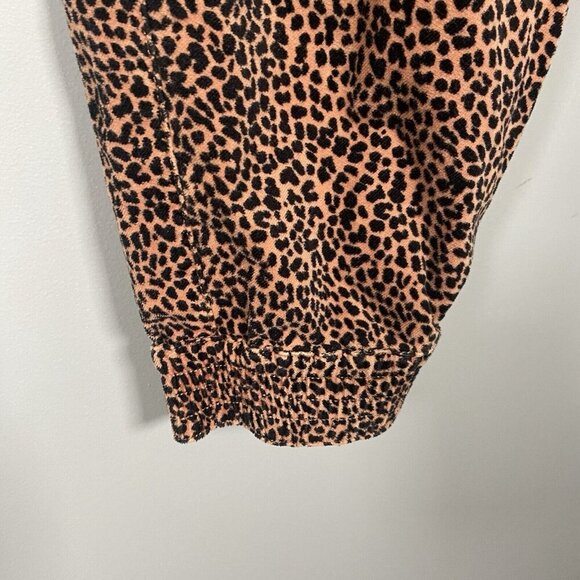 Anthropologie Kalea Joggers Pants Leopard Size 1X Plus Corduroy Mobwife NWT NEW - Picture 4 of 15